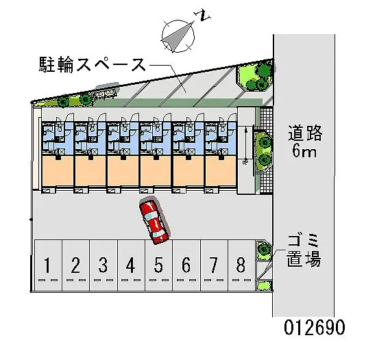 ★手数料０円★春日部市栄町２丁目　月極駐車場（LP）